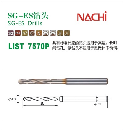 SG-ES/FAX高级粉末高速钢钻头